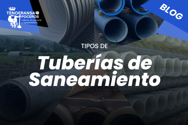 Tipos de tuberías en Saneamiento